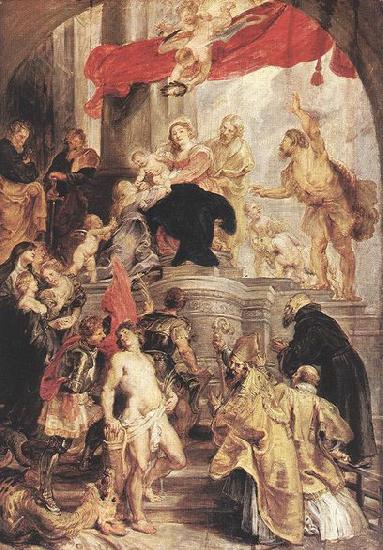 RUBENS, Pieter Pauwel Bethrotal of St Catherine oil painting image